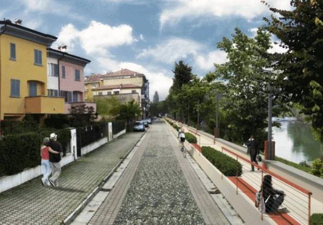 Lodi - Nuovo argine sull'Adda
