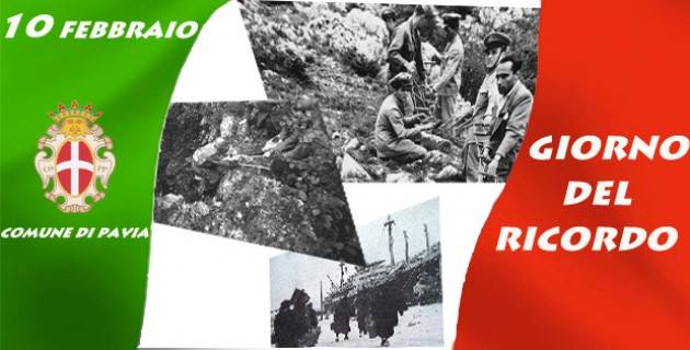 Pavia - 10 febbraio: Giorno del Ricordo