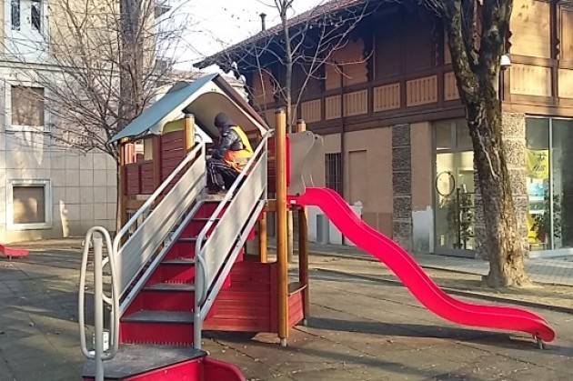 Giardini Pubblici di Piazza Roma a Cremona, sarà ampliata l’area gioco