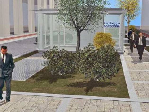 Milano - Parcheggio di via Borgogna