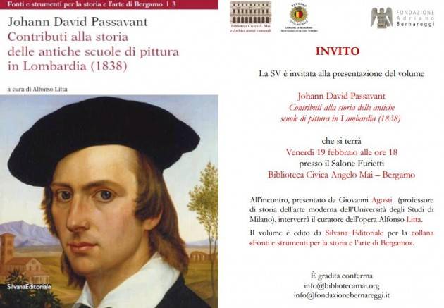 Bergamo - Contributi alla storia delle antiche scuole di pittura in Lombardia (1838)