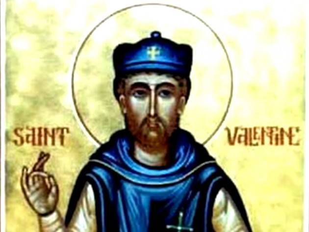 Accadde Oggi 14 febbraio 496 –  La festa di san Valentino: istituita da papa Gelasio I la festa degli innamorati