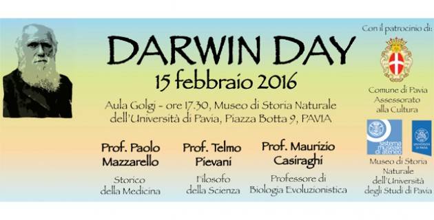 Pavia - Darwin Day: Evolution is Revolution