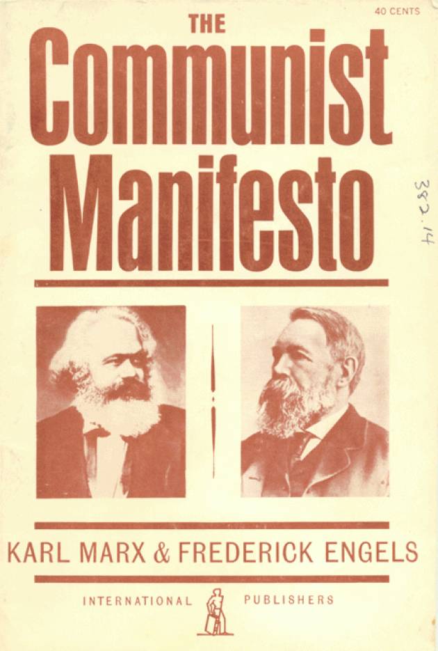 Accadde Oggi 21 febbraio 1848 - Karl Marx e Friedrich Engels pubblicano il Manifesto del Partito Comunista