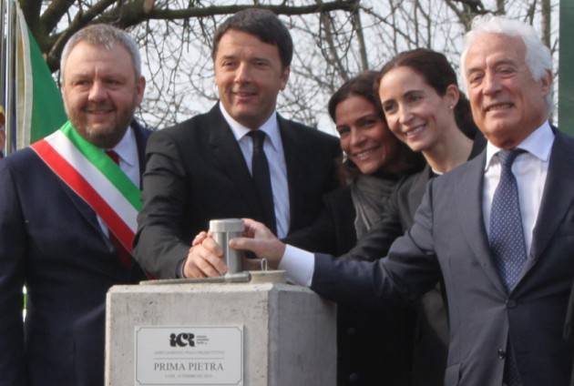 Lodi - Matteo Renzi in visita all'Icr