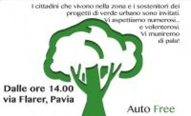 Pavia - PiantumAzione dell'area verde di Via Flarer