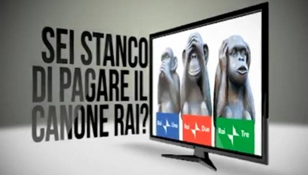 Italia - Imposta/canone Rai. Lottare per abolirlo, non evaderlo