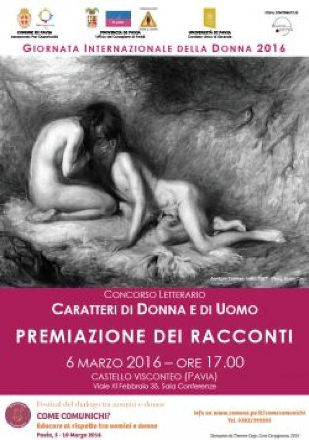 Paia - Premiazione concorso letterario Caratteri di Donna e di Uomo