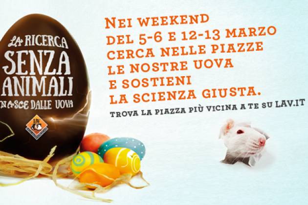 LAV, anche a Cremona le giornate di Pasqua: banchetti il 5, 6, 12 e 13 marzo