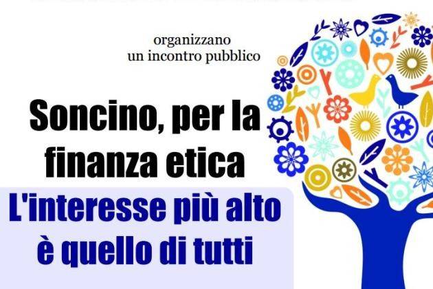 Soncino (Cremona), incontro con Banca Etica: ‘L’interesse più alto è quello di tutti’