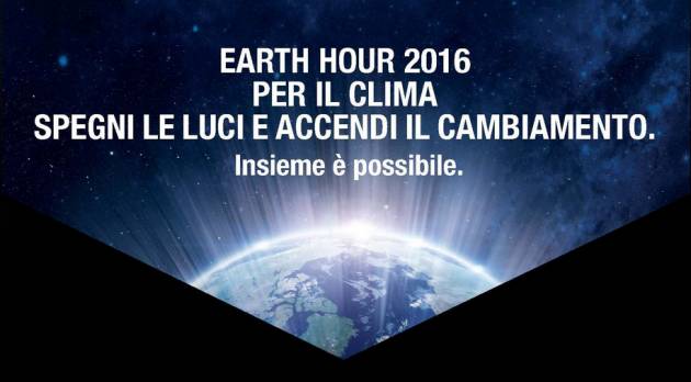 Italia - Sabato 19 marzo alle 20:30 scatta l'Ora della Terra
