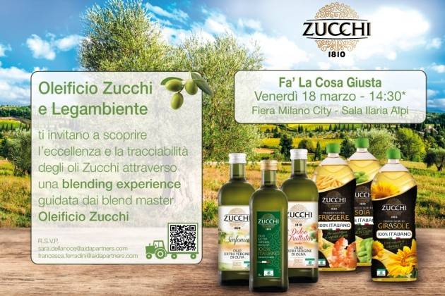 Fiera Milano City, Blending Experience di Oleificio Zucchi a Fa’ La Cosa Giusta