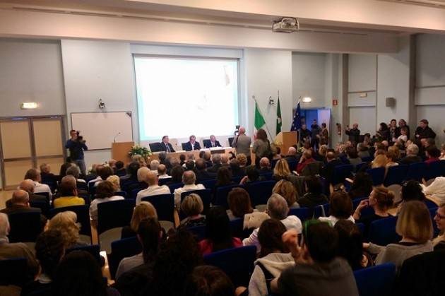 Asst  Il Presidente Regione Lombardia Roberto Maroni in visita all'Ospedale  di Cremona