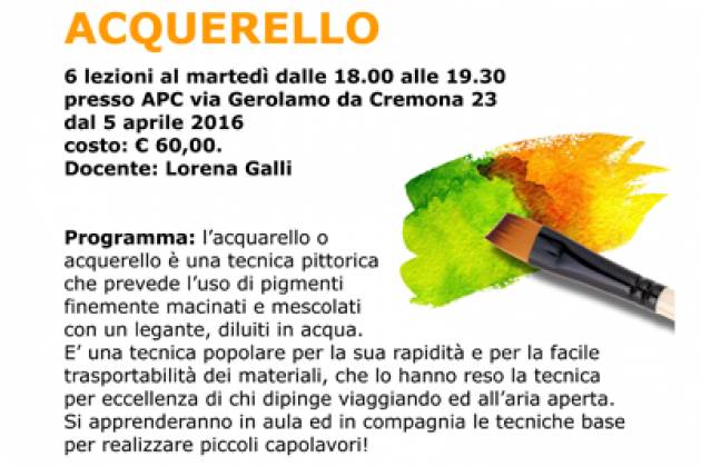 Auser Unipop Cremona, nuovi corsi in partenza ad aprile