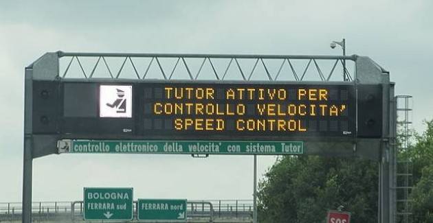 Ecco i nuovi tratti autostradali con il tutor
