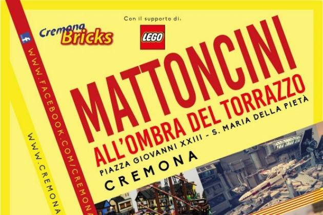 ‘Mattoncini all’ombra del Torrazzo’ a Cremona, le costruzioni Lego in mostra