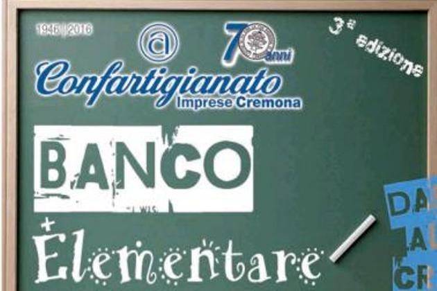 Confartigianato Imprese Cremona, via alla seconda edizione di ‘Banco elementare’