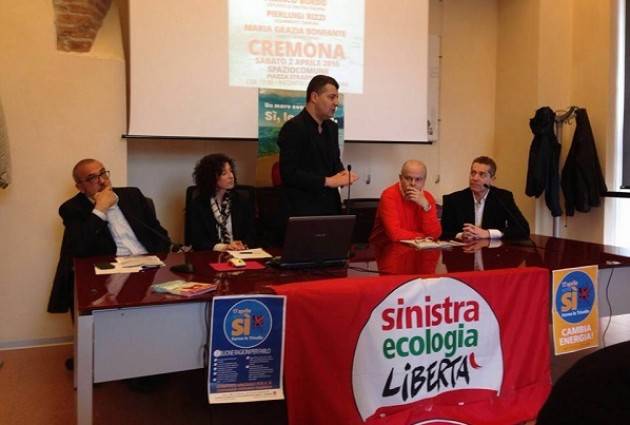 Arturo Scotto (Sinistra Italiana) a Cremona Per il Referendum Trivelle si vota SI