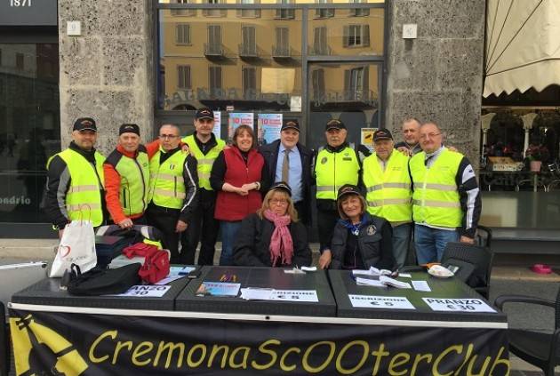 Al  10° SCOOTER RADUNO Cremona di  Domenica 3 aprile presenti  252 mezzi su due ruote come da