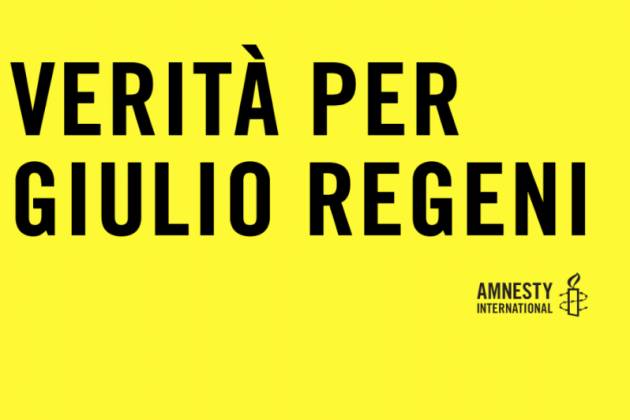 Il Comune di Cremona aderisce alla campagna ‘Verità per Giulio Regeni’