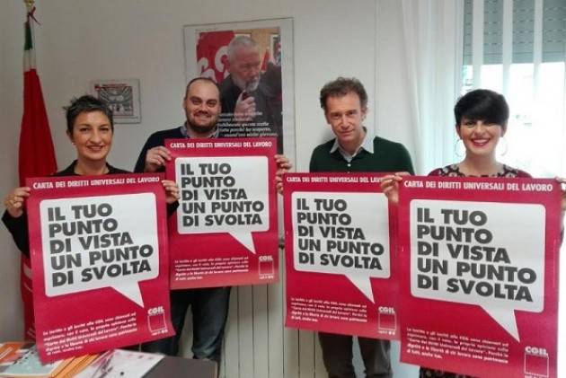 Cgil In tutta Italia parte la raccolta delle firme:’Adesso trasformiamo la Carta in legge’ di Nino Baseotto
