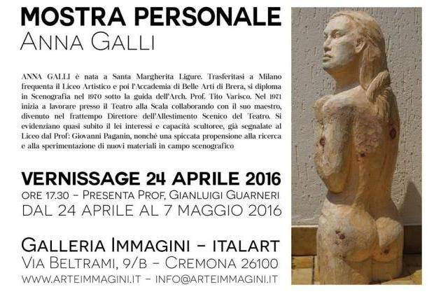 Cremona, alla Galleria Immagini Italart una mostra personale di Anna Galli