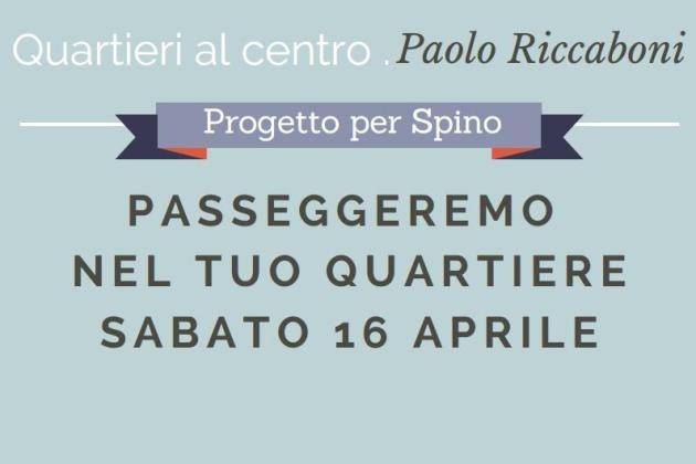Quartieri al centro a Spino d’Adda (Cremona), ‘a passeggio’ il Sindaco Riccaboni