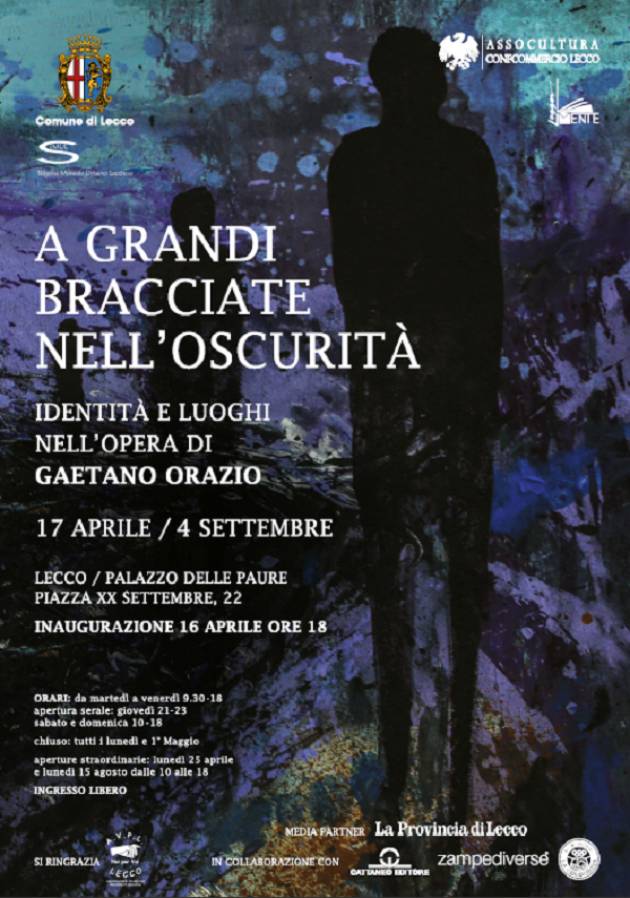 Lecco Inaugurata lo scorso  sabato 16 aprile al Palazzo delle Paure la mostra A Grandi Bracciate nell’oscurità.