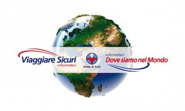 Viaggi all’estero, nuova app: Unità di Crisi – Farnesina