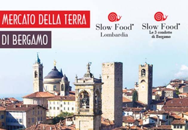 Mercato della Terra di Slow Food torna sabato in Piazza Dante, Bergamo 
