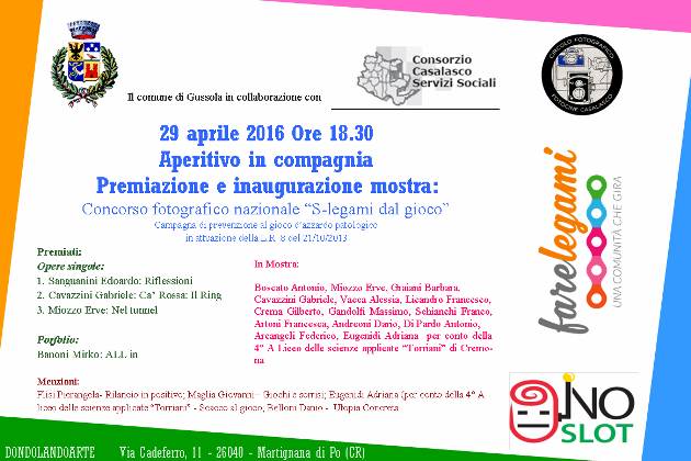 A Martignana di Po (Cremona) un seminario contro il gioco d’azzardo patologico