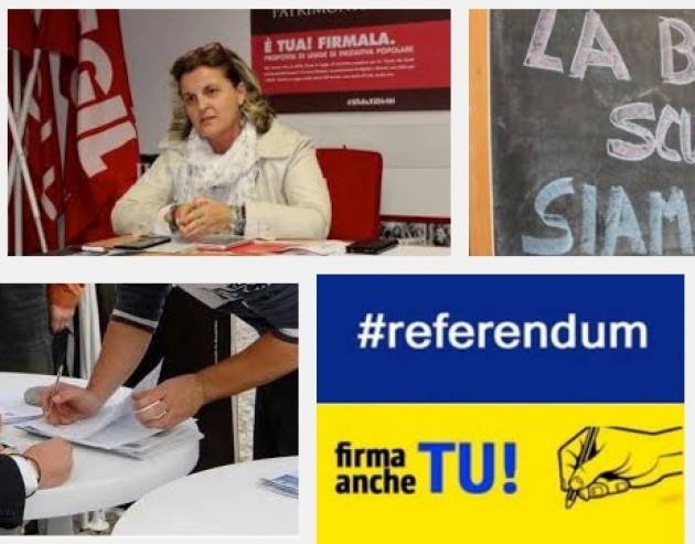 Scuola Pubblica Partita la raccolta firme per 4 Referendum la telefonata con Laura Valenti (Flc-Cgil)