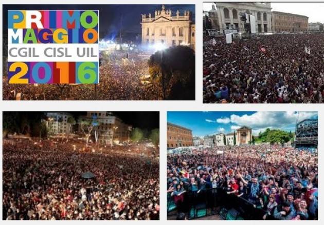Il Concertone del 1° Maggio a Roma ‘Più valore al lavoro’