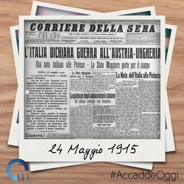 Anniversario 24 maggio 1915 . Rapporto tra l’interventismo ed il fascismo Cremonese | G. Azzoni