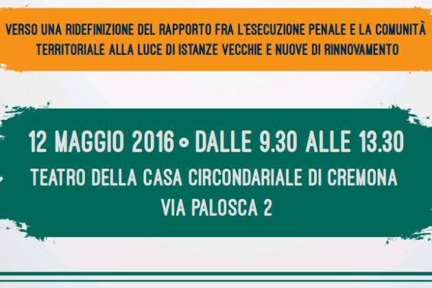Cremona, ‘Oltre i confini della pena’: convegno nel teatro del carcere