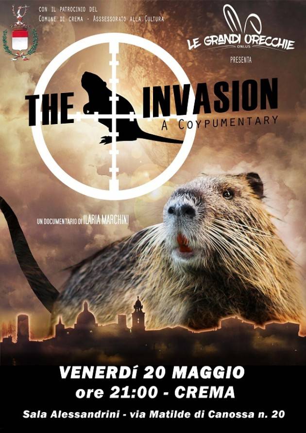 (video) Arriva a Crema il documentario sulla nutria The Invasion