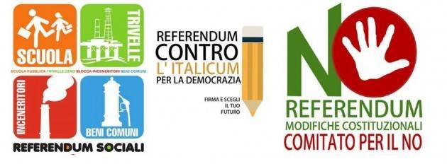 Anche a Cremona si firma per i Referendum Sociali su Costituzione, Democrazia, Diritti, Scuola e Ambiente