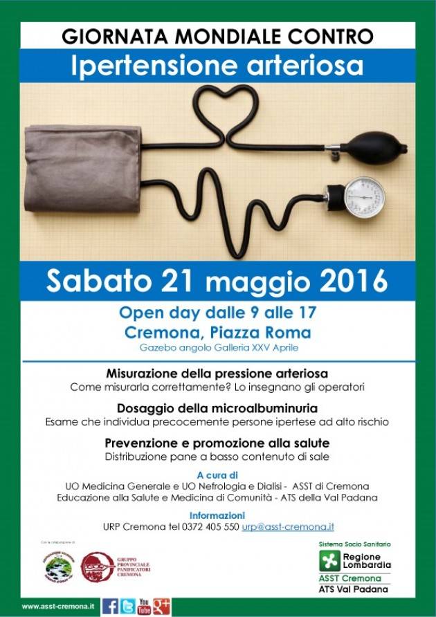 ASST A Cremona Giornata Mondiale contro l’Ipertensione