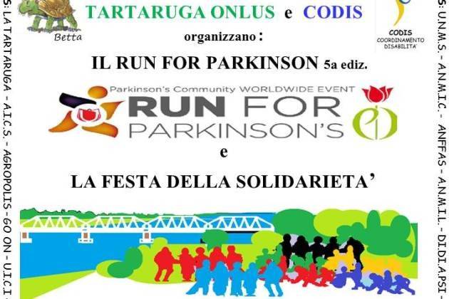 Cremona, con La Tartaruga è tempo di Run For Parkinson e Festa della Solidarietà