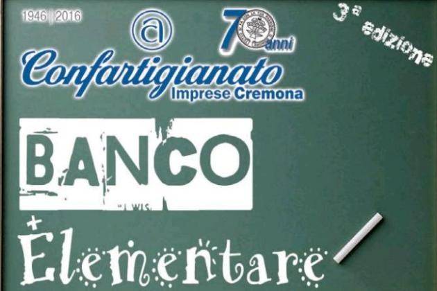 Confartigianato Cremona, il Banco Elementare consegna materiale scolastico
