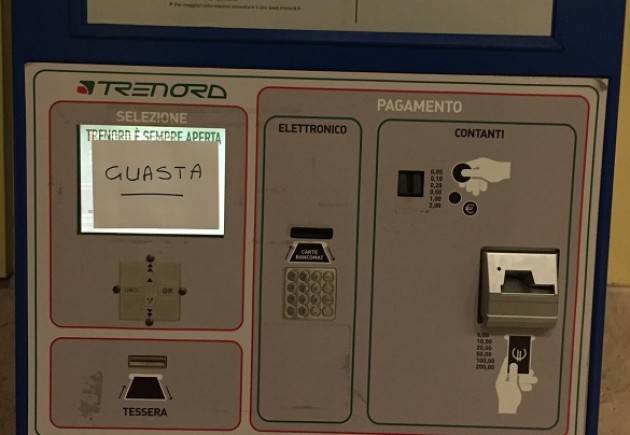 Trenord, Alfieri (PD): ‘Sui treni serali nessuna traccia dei vigilantes di Maroni’
