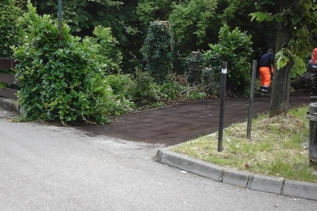 Cremona, manutenzione alla pista ciclo pedonale di Via della Cooperazione