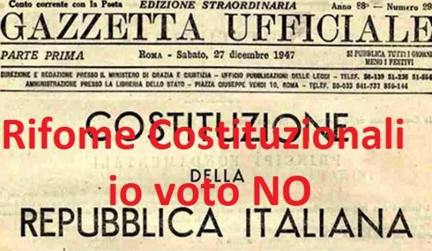 La telefonata Referendum Costituzione Gian Carlo Corada Le ragioni del NO dell’ ANPI sono profonde !