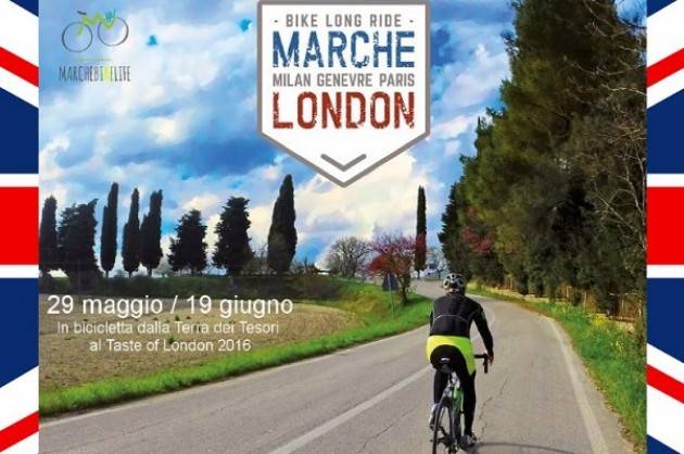Marche-Londra in Bicicletta. Il passaggio a Crema è previsto per MARTEDÌ 31 MAGGIO, alle ORE 12:30
