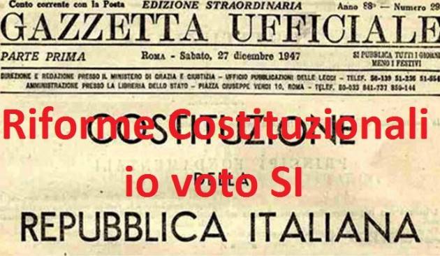Referendum Costituzionale. Luciano Pizzetti risponde ad un cittadino :’ Il paese ha bisogno di cambiamento’