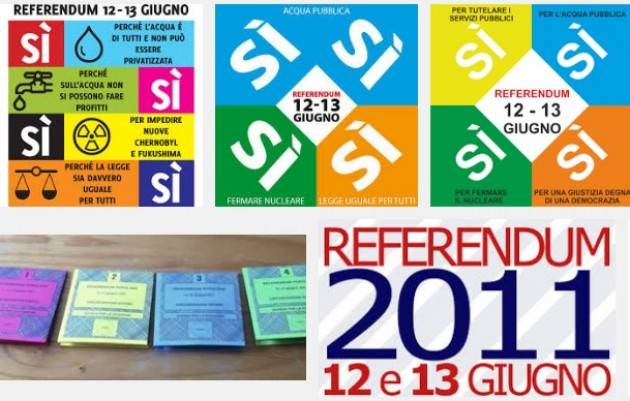 Quinto anniversario referendum  quando abbiamo vinto contro le privatizzazioni di Ronchi