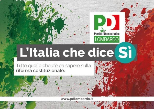 I circoli del PD di Cremona nelle piazze per il SI Mobilitazione per il Referendum Costituzionale