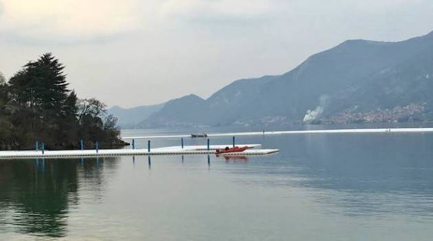 FLOATING PIERS. Da Milano 200 agenti sul lago Iseo  per l’installazione di Christo