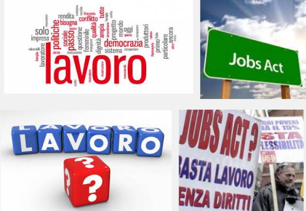 Lavoro Jobs Act un anno dopo: il re è nudo . Intervista audio a Fulvio Fammoni,