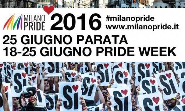 Milano Pride 2016 12°esima marcia annuale